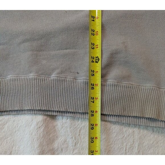 Champion Vintage 90s Faded Green Single V Crewneck Sweatshirt / Size L - Picture 14 of 15